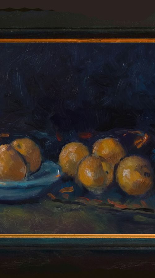 Tangerines and Bowl by Andre Pallat