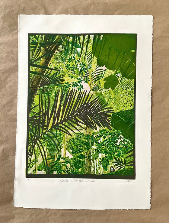 Inside the Palm House at Kew