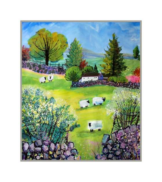 Sheep in the Meadow