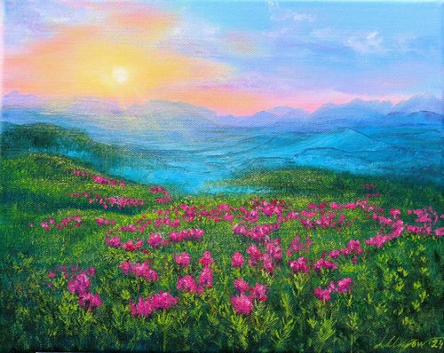 Blue Ridge Smoky Mountains by Ludmilla Ukrow