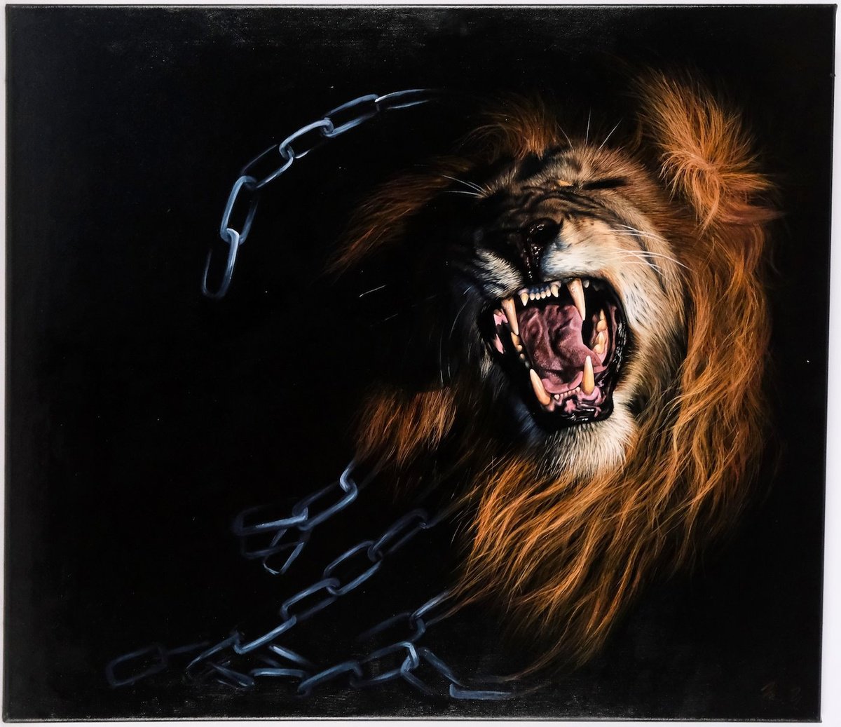 Photorealistic Oil Painting , Strength Is Born From Pain By Marie Madej, 31 X 28, Artwork For Sale On Artfinder