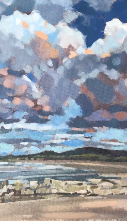 Big Skies Over Cornish Coast by Emma Dashwood