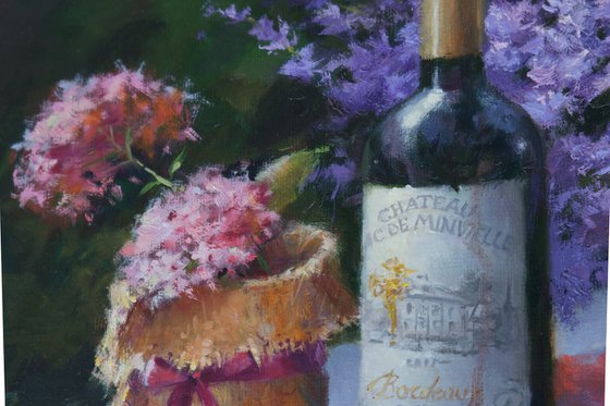 Still life with lavender