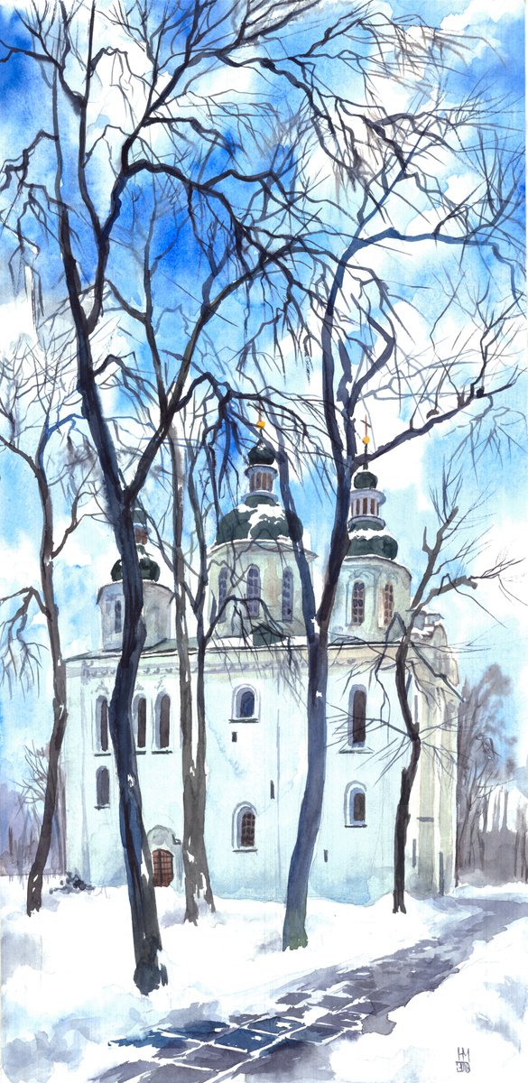 Church painting St. Cyril