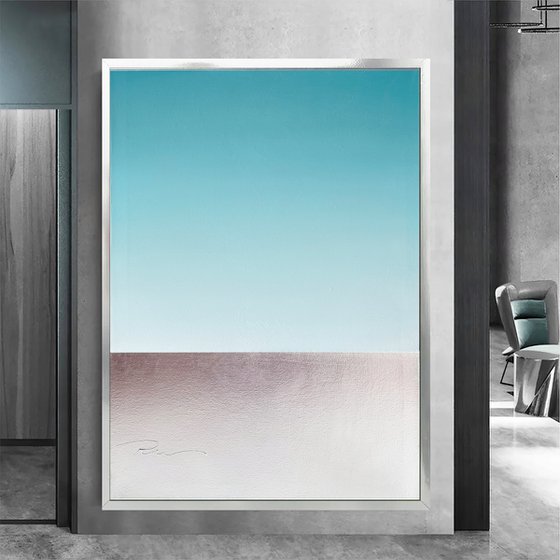Soft Minimalist Turquoise Sea