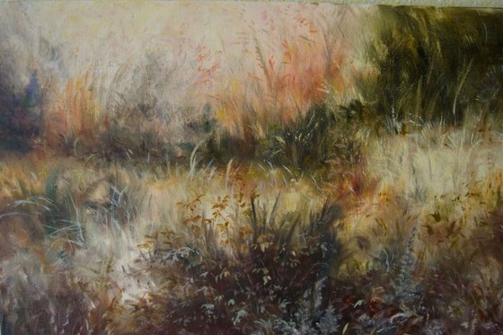 Impressionist landscape painting 'Evening Mood'