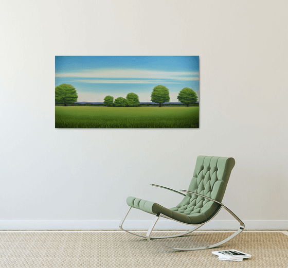 Green Trees - Blue Sky