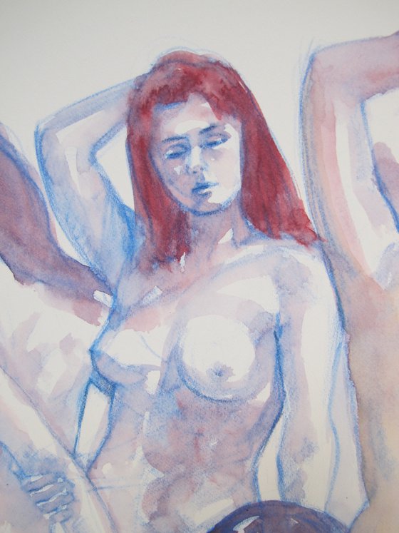 female nude 4 poses