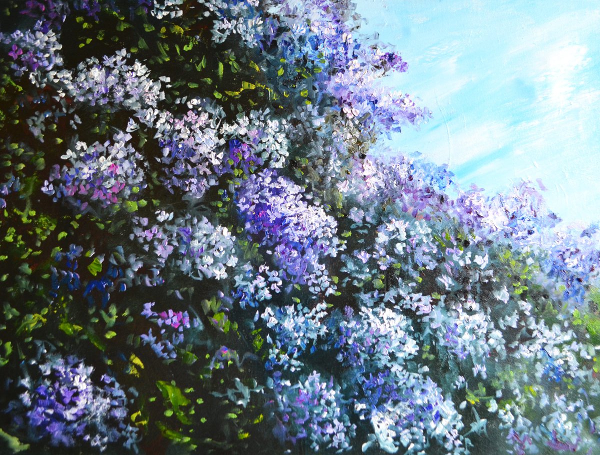 Lilac Garden by Valeriia Radziievska