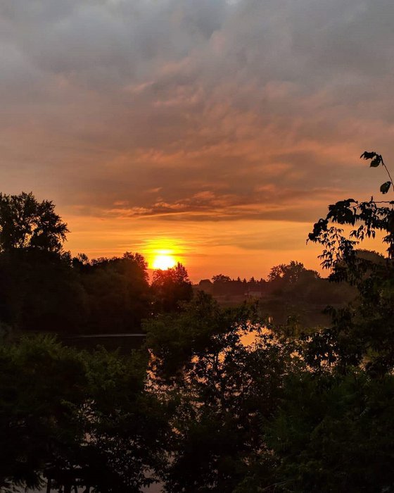 COMMISSIONED PAINTING Summer Sunset