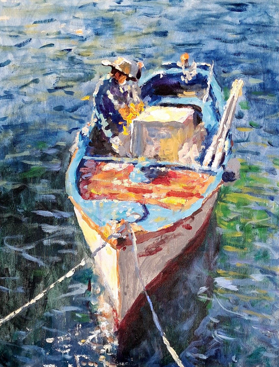  Morning Catch By Dimitris Voyiazoglou, 17 X 20, Artwork For Sale On Artfinder