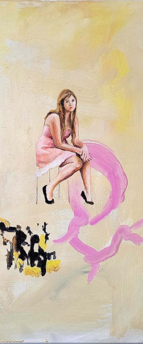 Pink Dress by Lisa Braun
