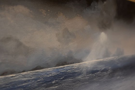 The Sun Will Shine Again Seascapes Ocean paintings Wave paintings Clouds