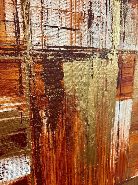 Field of Study Ochre 50x100x2 cm