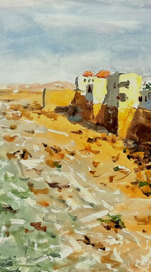 The beach castle by Dimitris Voyiazoglou