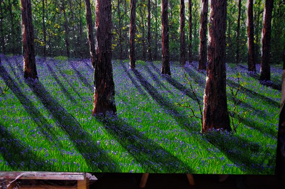 Spring Time in the Forest. 100cm X 150cm