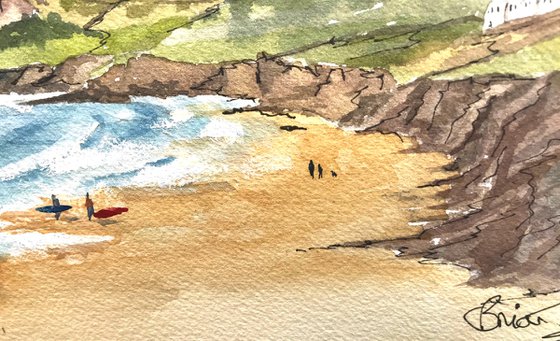 Polzeath Bay ,Cornwall