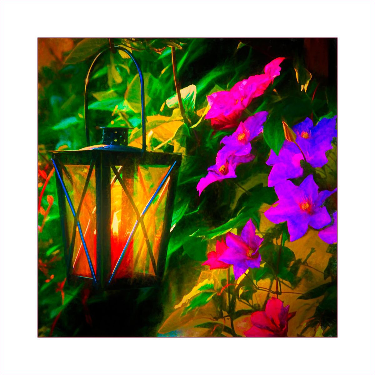 Floral Lantern by Martin  Fry