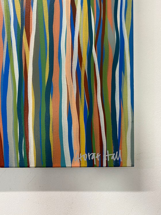 Wiangaree - 198 x 84cm acrylic on canvas