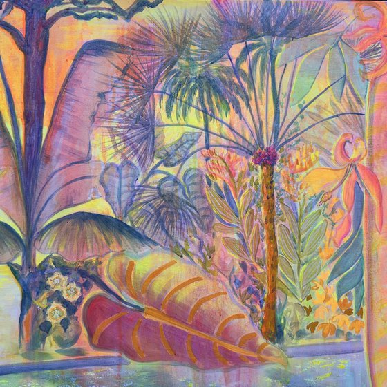 ‘Iridescent Skies = Languid Poolside’