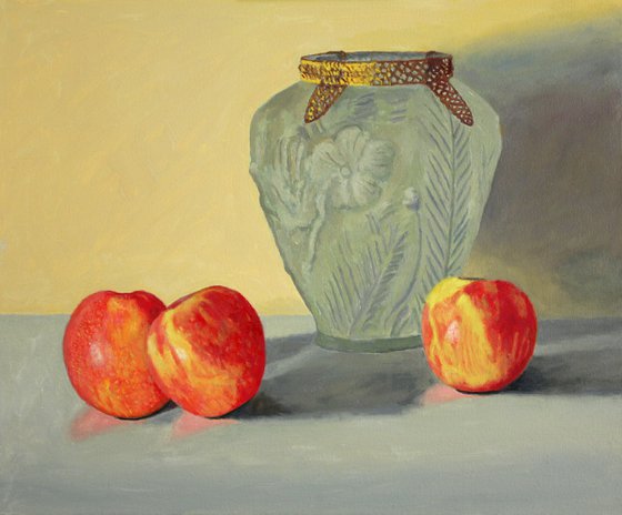 Apples and Vase