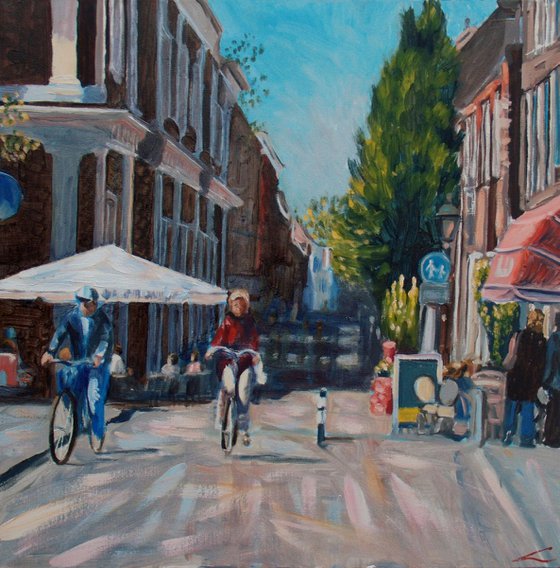 Dam - the street of Schiedam