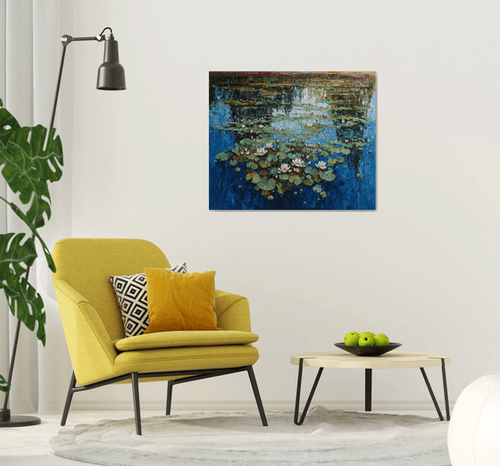 White Water Lilies Pond