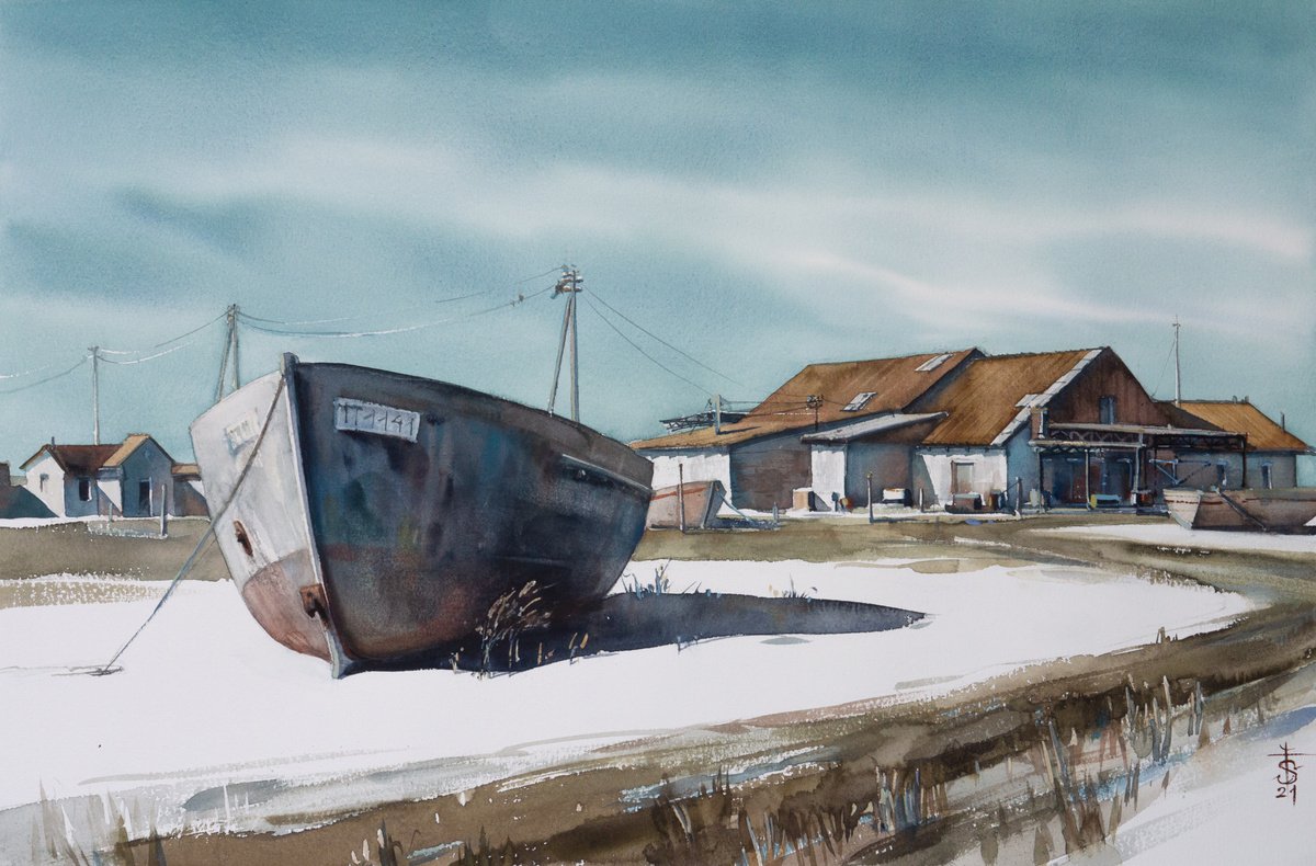 Abandoned boat 01 by Victoria Sevastyanova