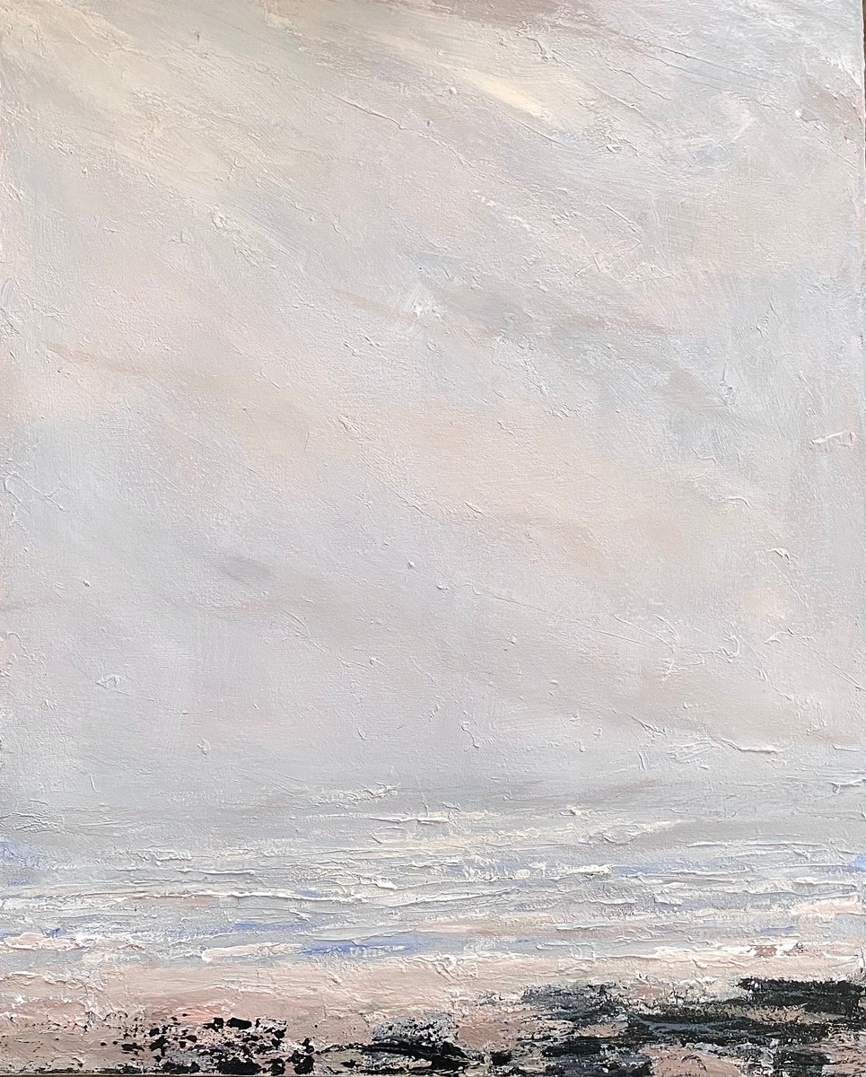 Misty March Sea by Nikki Wheeler