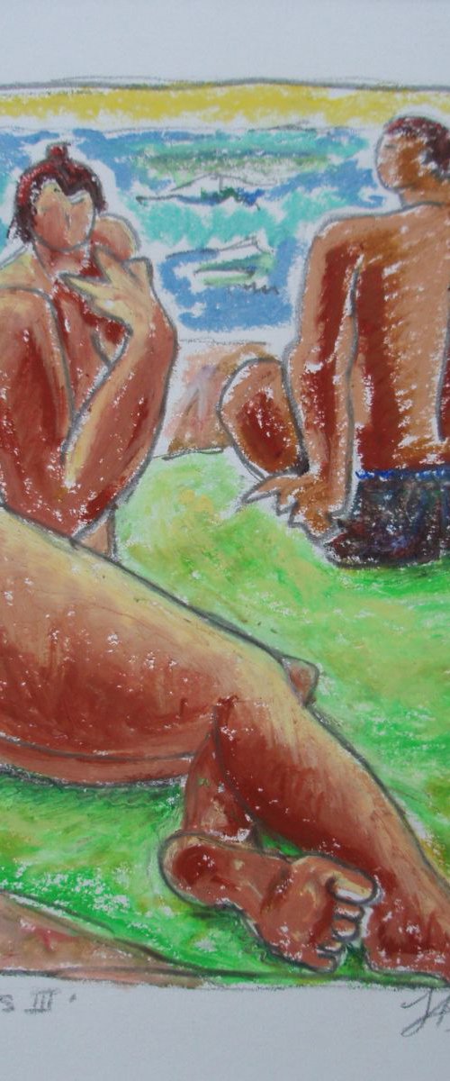 "Sun Bathers III" by Lorie Schackmann