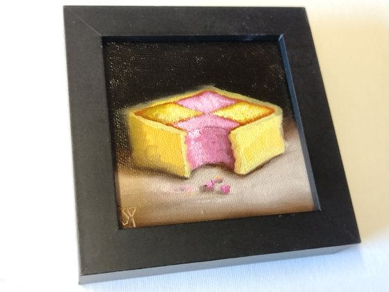 Little Battenberg  Cake still life