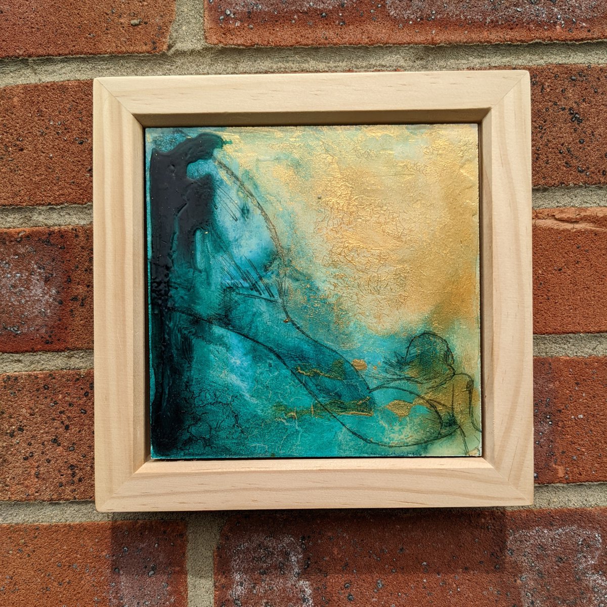 Slipped Away, underwater Mermaid painting by Dianne Bowell