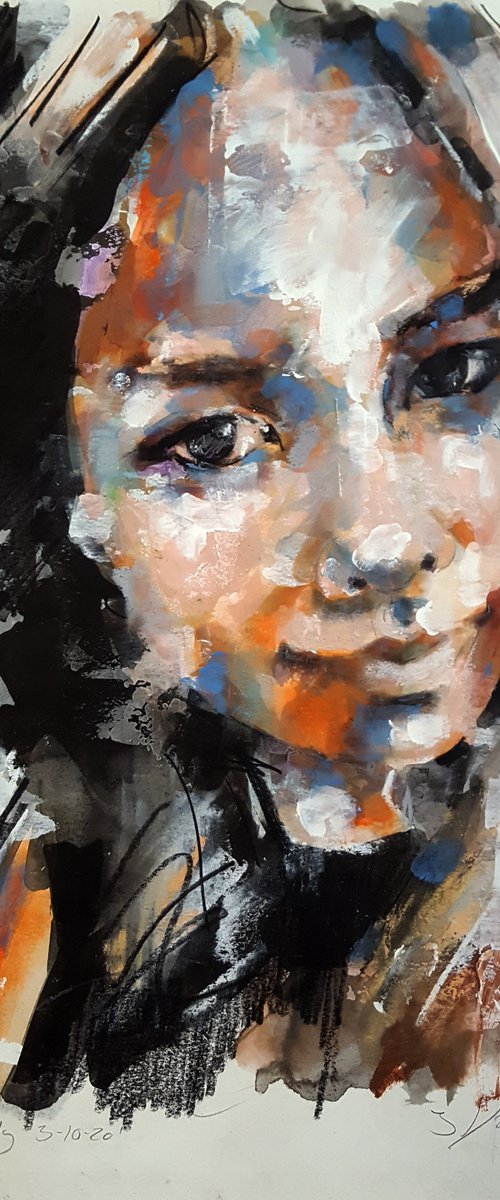 portrait study 3-10-20 by Thomas Donaldson