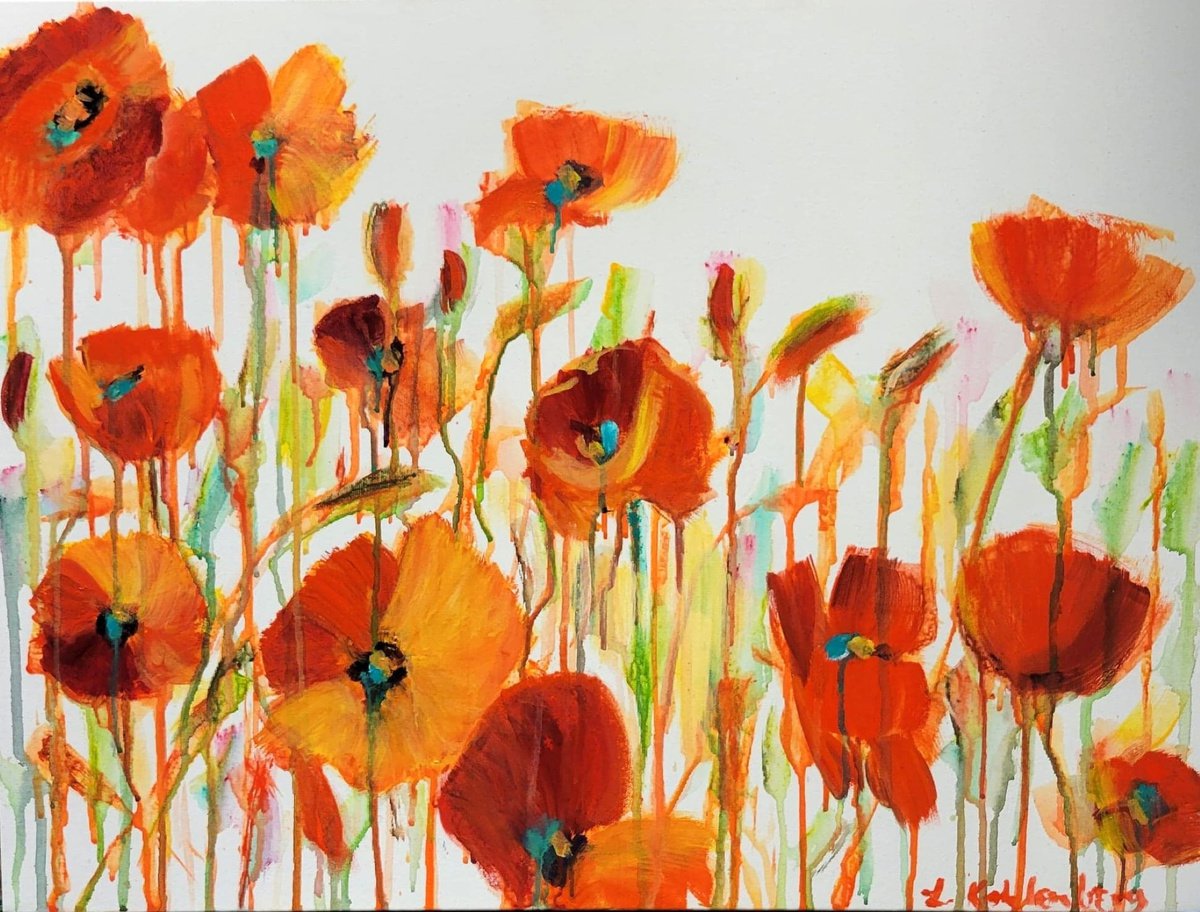 Poppy Pedigree by Leah Kohlenberg Fine Art