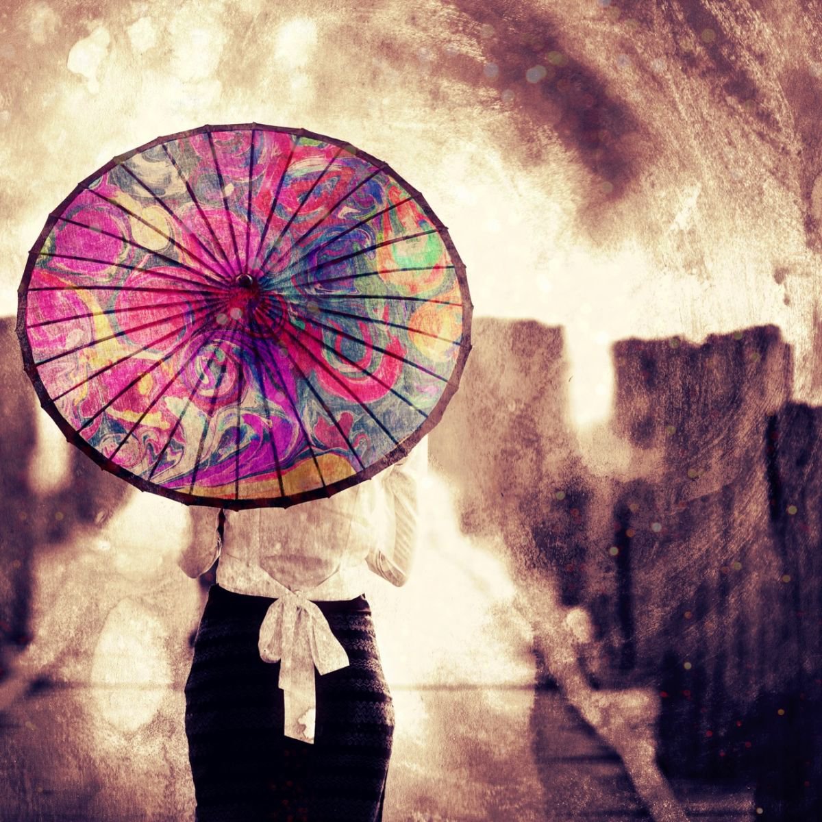 UMBRELLA | 2017 | DIGITAL ARTWORK PRINTED ON PHOTO PAPER | HIGH QUALITY | LIMITED EDITION... by Simone Morana Cyla