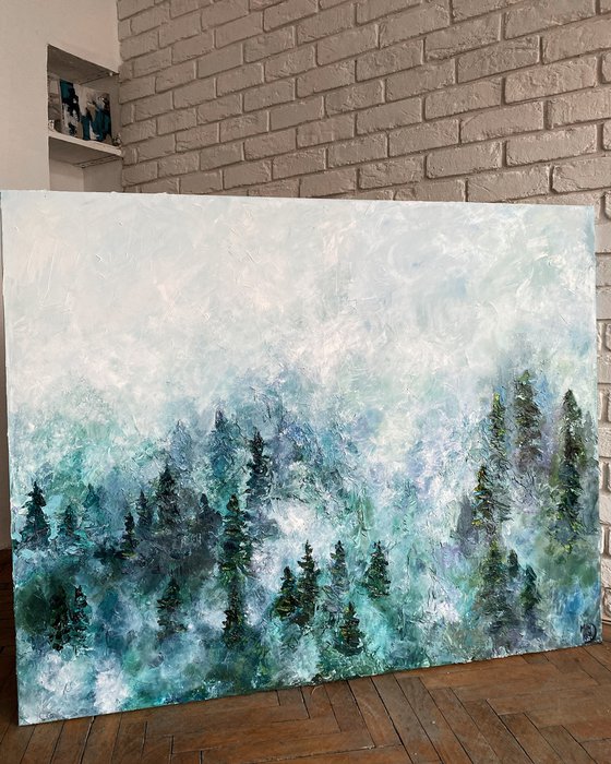 Forest Landscape Oil Painting