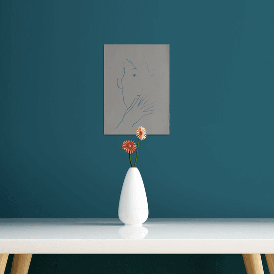 Minimalist emotional sketch 5