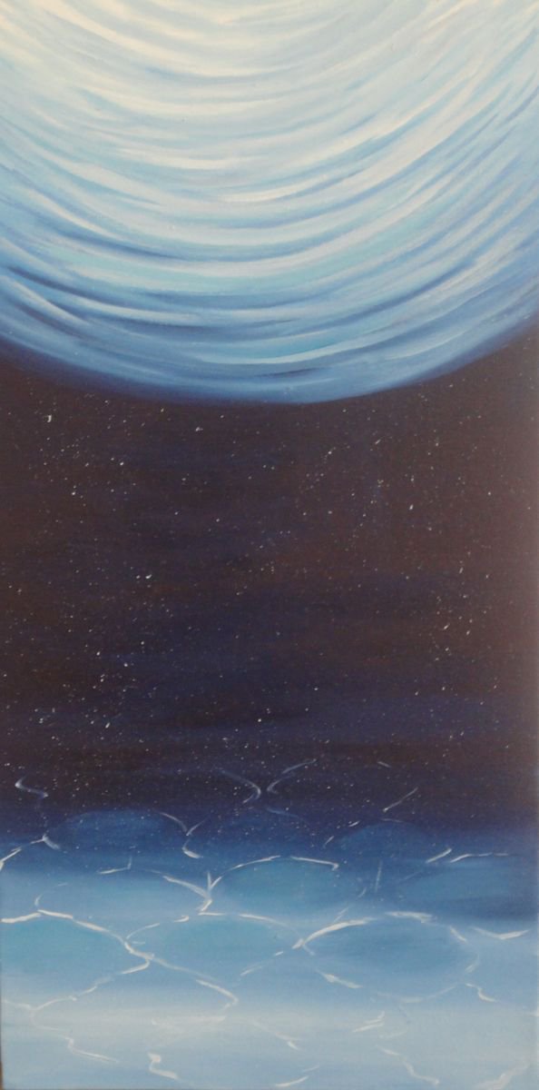 Another World...Underwater Ocean painting..Tranquility by Amita Dand