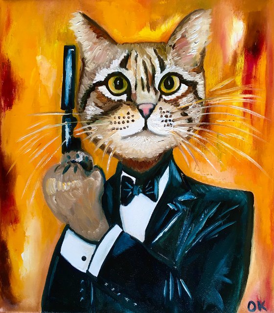 Troy The Cat  James Bond 007