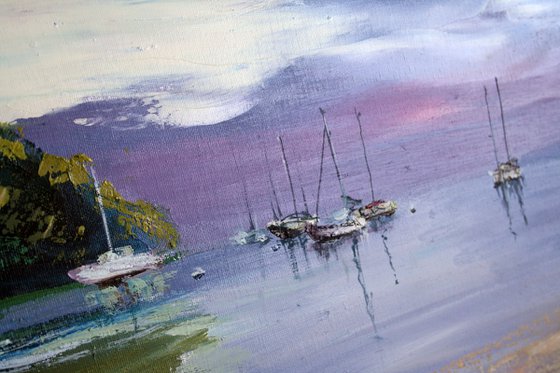 Harbor... /  ORIGINAL PAINTING