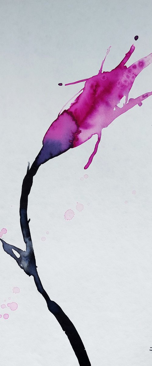 Purple flower by Dunja Jung