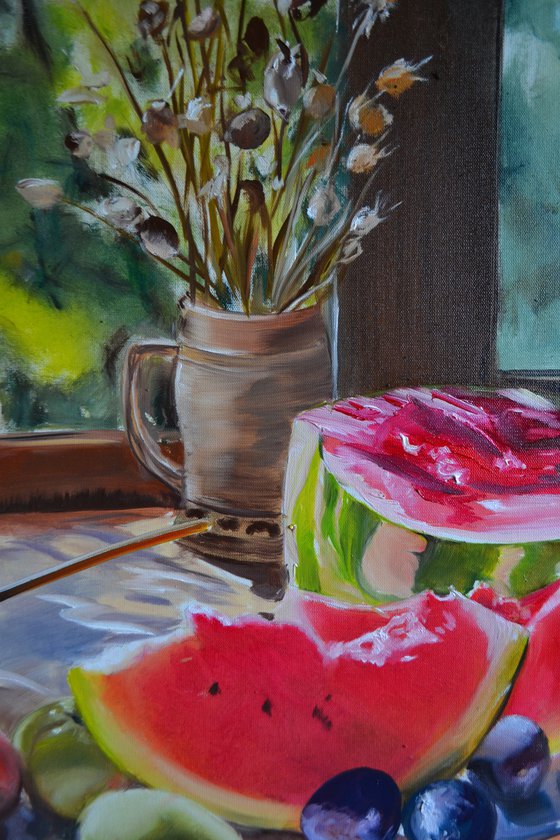 Still life with Watermelon