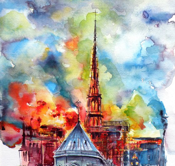Burning Notre Dame II