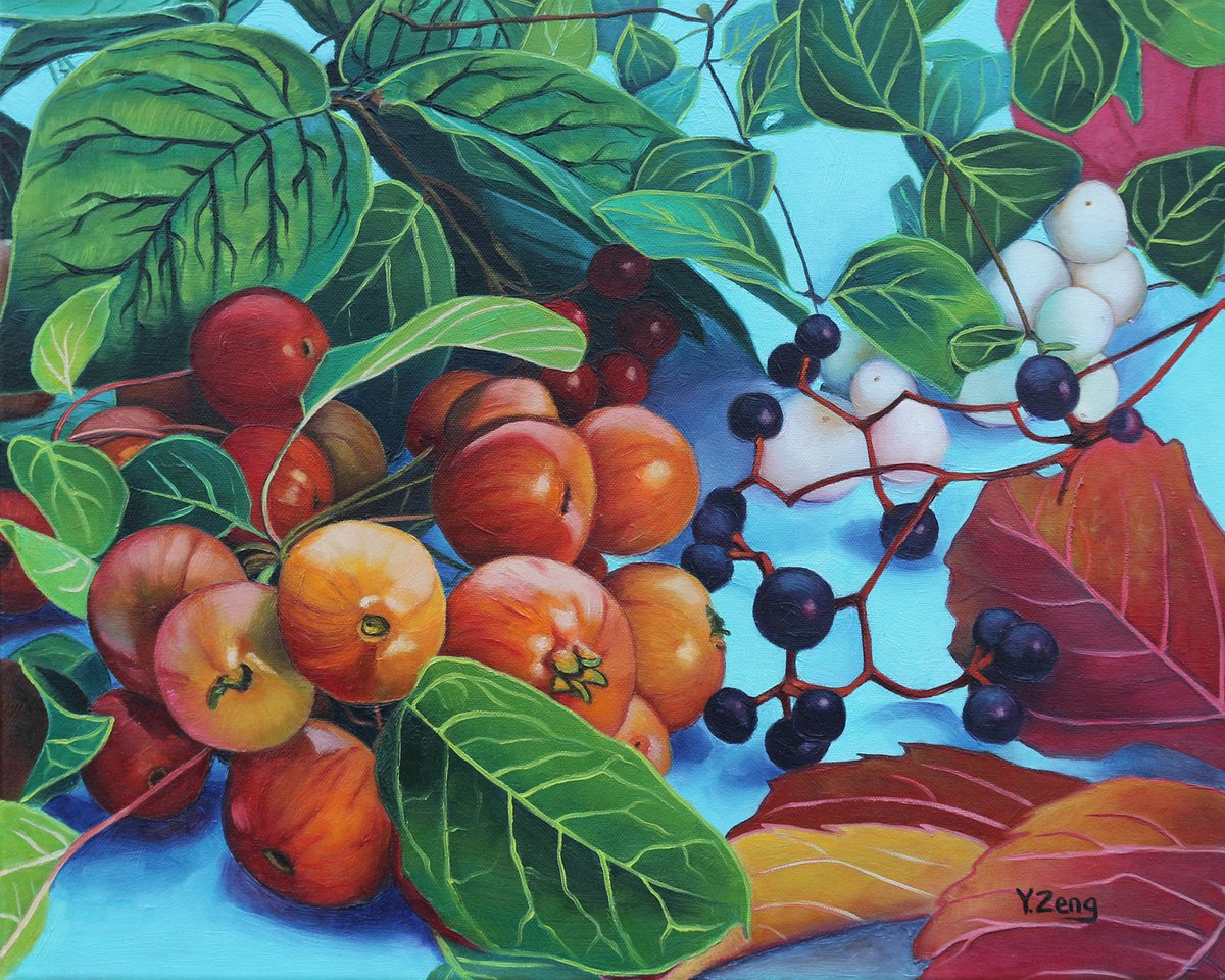 Fall/Autumn theme with berries by Yue Zeng