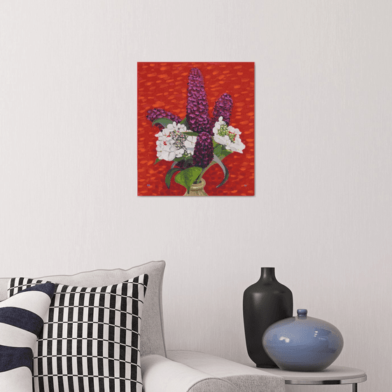 Buddleia and Hydrangea