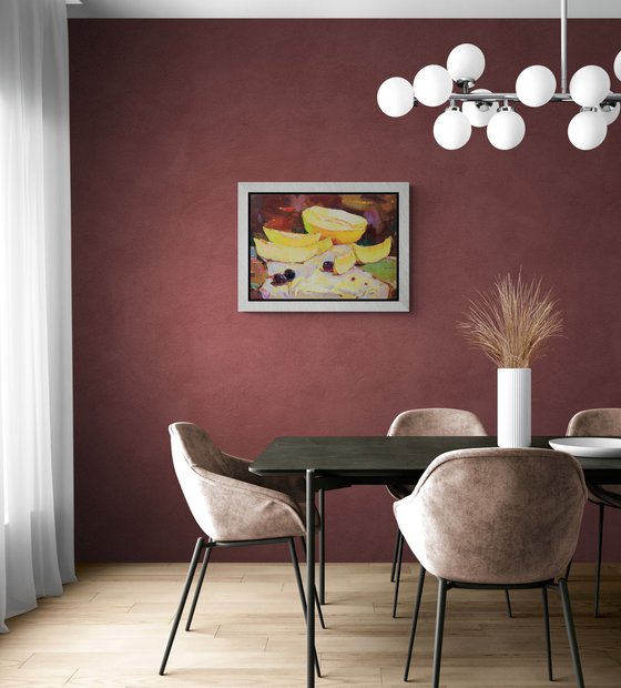 Still life with melon