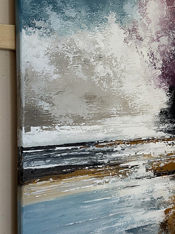 Violet Driftline – Blue Pink Ochre