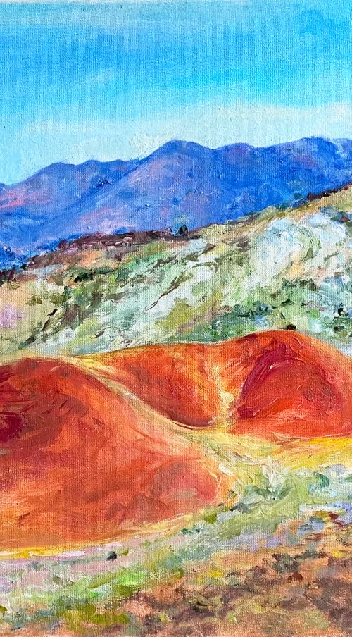 Red hills by Elvira Sesenina