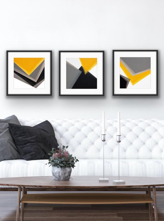 Geometric Triptych