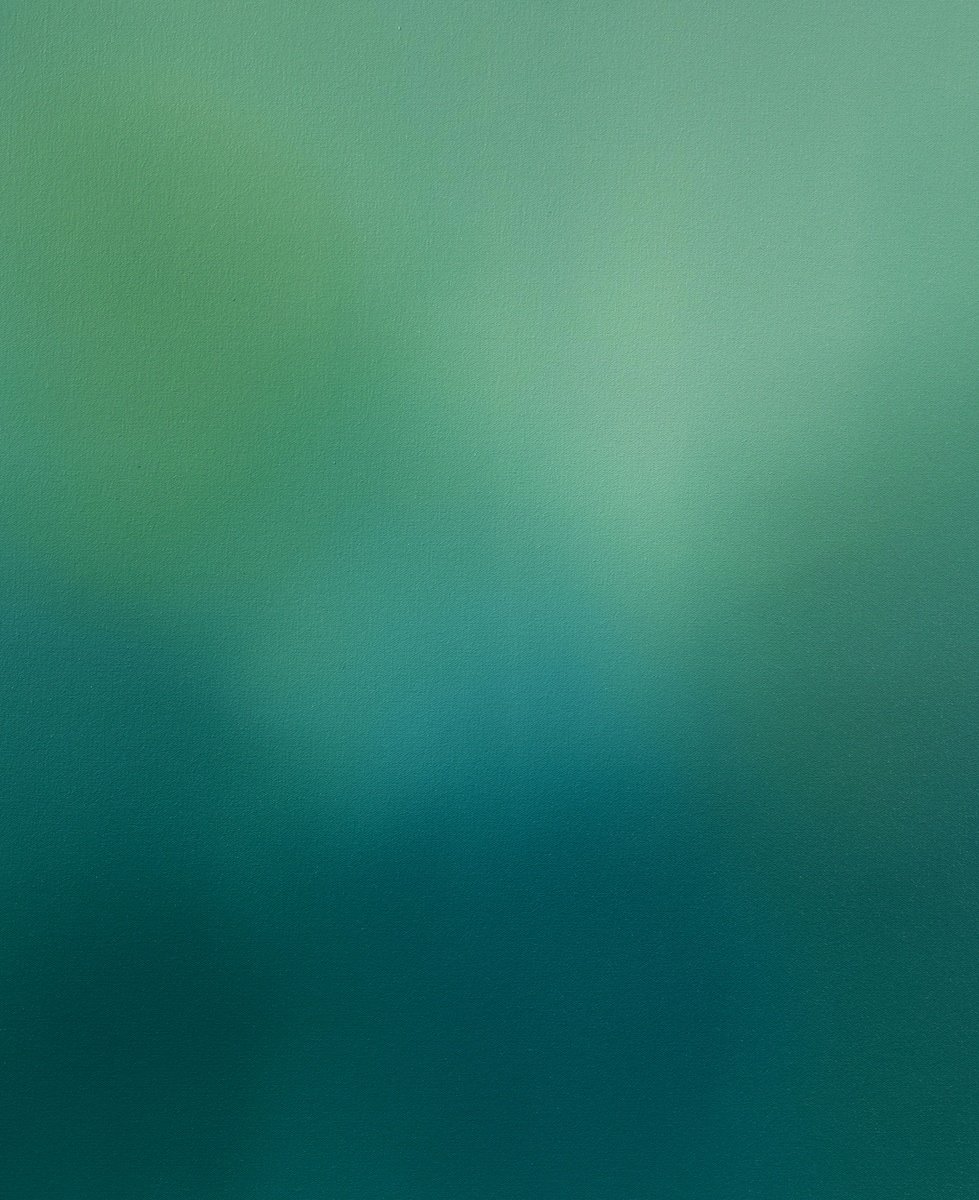 Organic Landscape Oil Painting By Nicole Rose, 25 X 31", Momentum Iii, Original Artwork